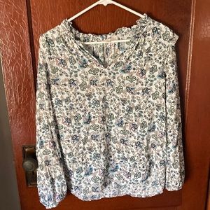 Loft floral blouse small
